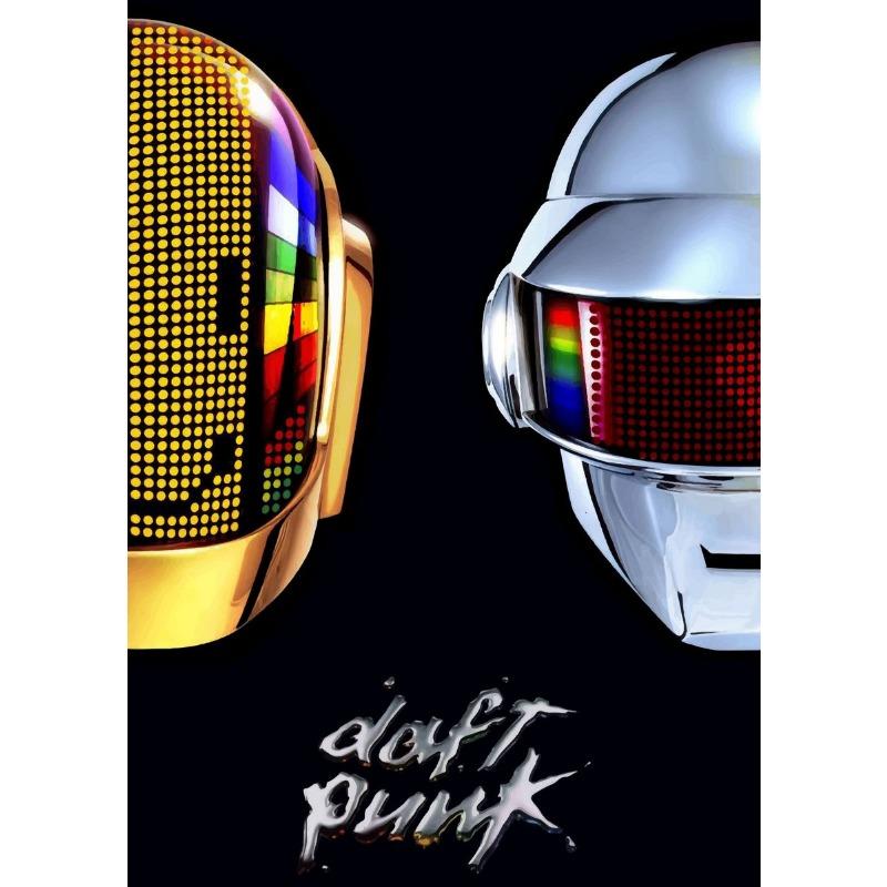 Savages Daft Punk Band Poster Canvas Prints Music Band Daft Punk Wall Art Decor Bar Home Fans Wall Decoration Music Prints Gitf