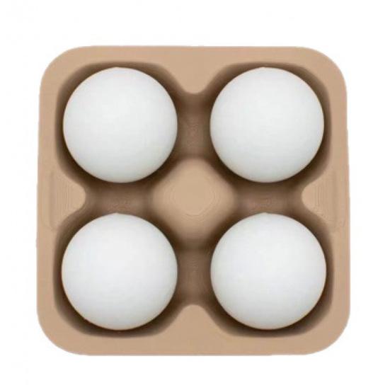 DYS Egg Tray Stress Relief Toy, Simulated Finger Press 3D Printed Holder for Anxiety Reduction белый