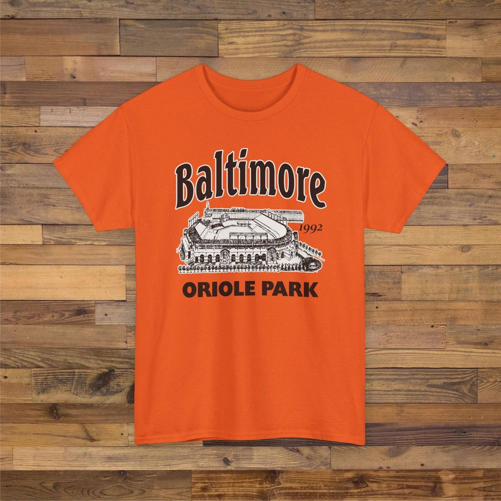 Oriole Park 1992 Ballpark T shirt - Baltimore Orioles Baseball L