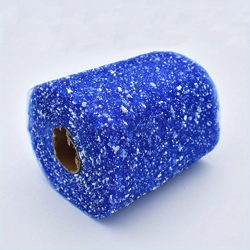 15cm Wide Snow Dot Gauze (1pc) – Rose Bouquet Packaging Material, Wedding Decoration Mesh, Flower Shop Flower Net