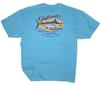 Herren NEU Newport Blue T-Shirt -Größe XL -Entspannungs-Schuppen-Vorstandssitzung - NEU