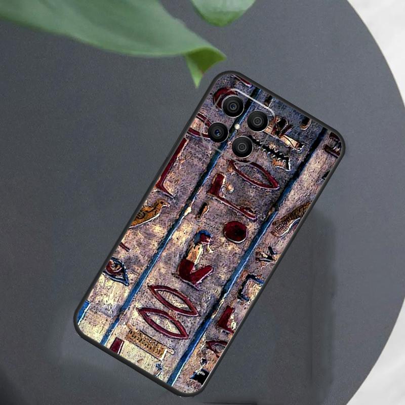 Egyptian Hieroglyphics Symbols For Honor Magic 8 7 6 Pro Case For Honor Win RT X9d X9c X9b X9a X8c X8b 50 70 90 200 400 Lite