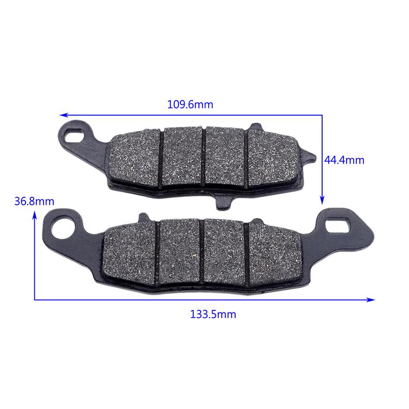 Motorrad Ersatzteil-Kit Vorne und Hinten Bremsbeläge Für KAWASAKI ER6F EX650 ER6N ER650 KLE650 Versys 2007-2011 Z750S ZR750
