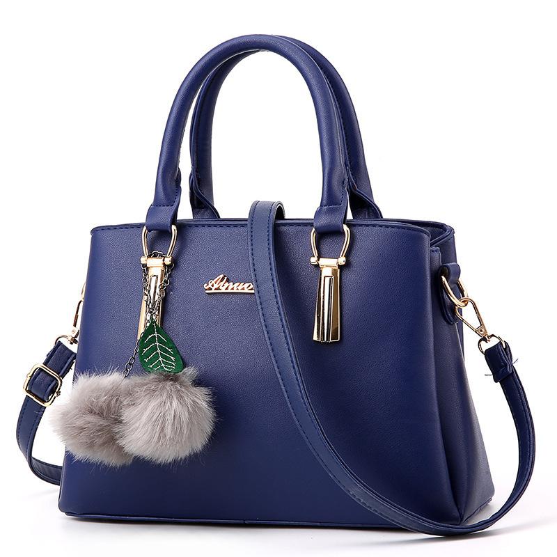 Handbag New Fashion Big Bag Korean Version One Shoulder Casual Crossbody Four Seasons Women's Bag