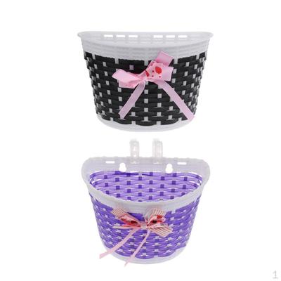 2 Pieces Children Kids Girls Bicycle Front Cycle Shopping Holder Handlebar Storage