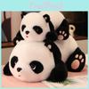 Plüschtier Panda Kuscheltier Kissen mit weicher PP-Baumwolle für Mädchen Schlafzimmer Dekoration