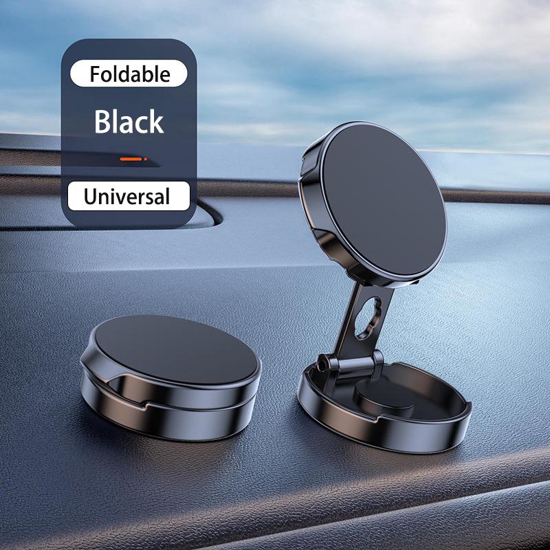 2025 Mobile Phone Stand Holder Strong Magnetic Foldable Car Phone Holder 720°  Rotation Round Bracket iphone accessories Android