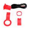 Motorcycle Handle Bar Phone Holder Waterproof USB     12V with   (Yellow)