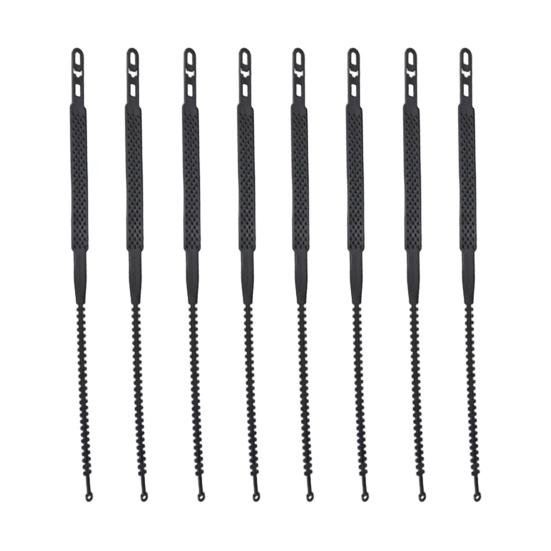 Universelle Schneeketten für SUV-Trucks Tragbare Notfall-Anti-Rutsch-PE-Kunststoff-Kabelbinder für schlammige eisige Straßen Schnellmontage Traktionshilfe für den Winter