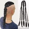 Long Viking Hair Extensions Clip In Handcrafted Braids Pony Tails  Renaissance Warrior Accessories