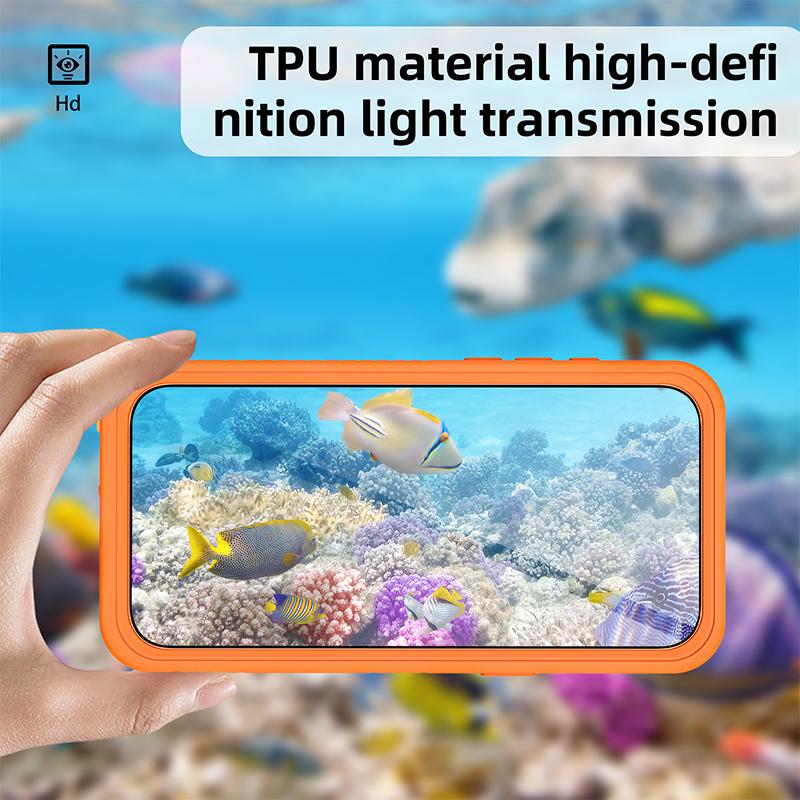 Waterproof Case for IPhone 17 Pro Max Air 16 Plus 15 16E Drop Proof IP68 Full Body Protection Heavy Duty Protective Diving Cover