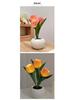 LED Tulip Night Light - Simulated Flower Bouquet for Bedroom Decor and Creative Father's Day Gift
