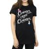 Disney Womens/Ladies Alice In Wonderland Curiouser Cotton Boyfriend T-Shirt