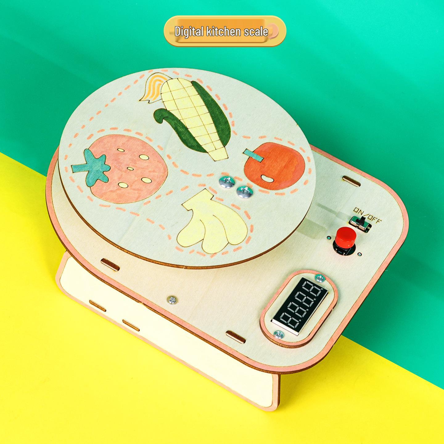 Wooden STEM Electronics: Precision Digital Scale Building Blocks
