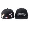 New niche trendy brand letter embroidered baseball cap European and American personality hip hop flat brim cap