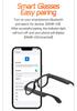 KI-Smartbrille V3: Bluetooth-Anrufe, Sprachassistent, Blaulichtfilter & Sonnenbrillen