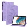 For Samsung Galaxy Tab A8 10.5 (2021) (SM-X200;SM-X205).PU Leather Exquisite Floral Embossed Design Tablet Case