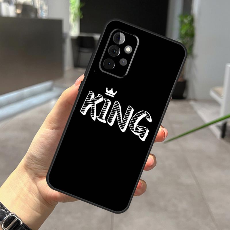 King Queen Art Case For Samsung Galaxy A32 A12 A22 A52 A35 A26 A16 A05 A55 A15 A54 A34 A14 A56 A36 A13 A53