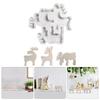 3-in-1 Christmas Reindeer Resin Silicone Molds for Epoxy Resin, Candle, Baking, Chocolate, Fondant, Plaster Decoration