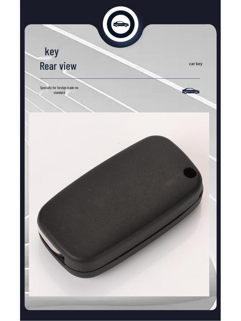 Kompatible Renault 2-Tasten Klappschlüsselgehäuse Ersatz (Kein Logo)