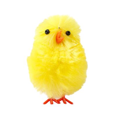 Easter Chick 4cm Yellow Plush Chicken Children's Birthday Ornament Small Toy Atmosphere Decorative Piece