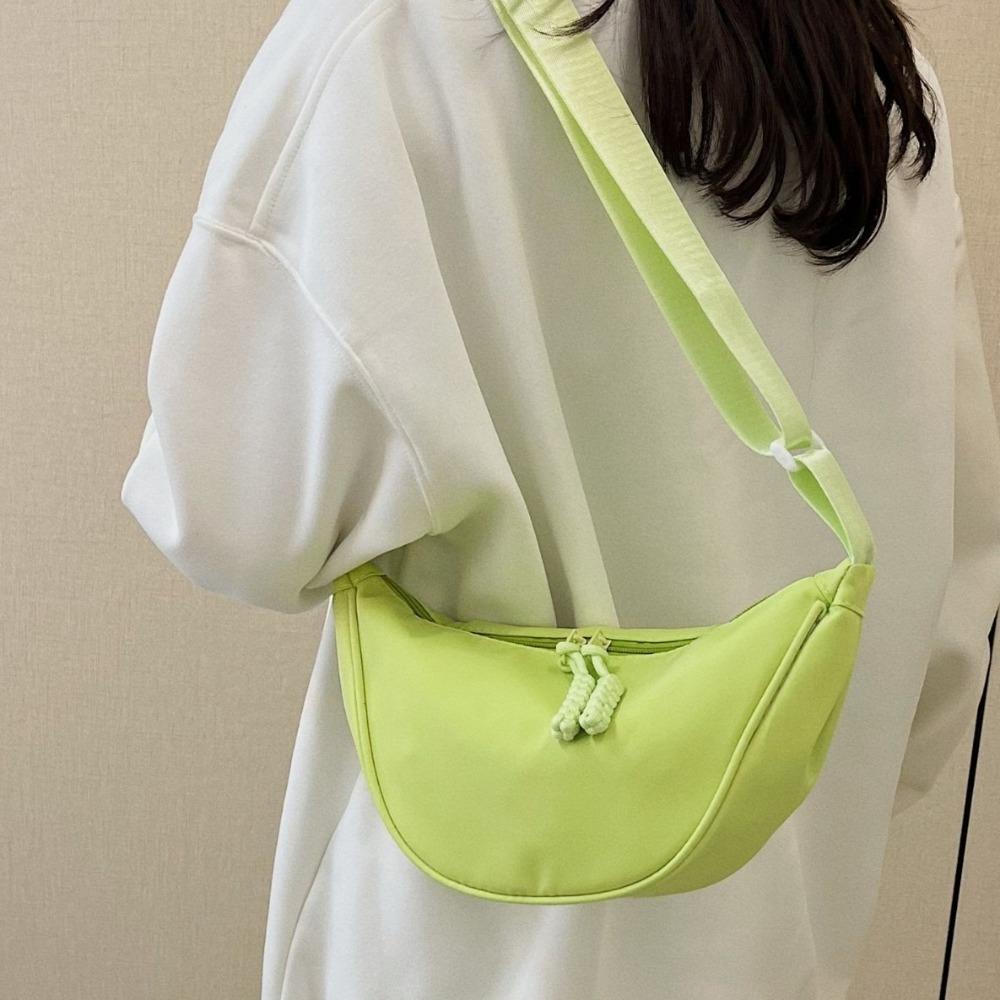 Handbag Hobo Crossbody Bag Nylon Canvas Dumpling Bag Fashion Half-moon Bag  Street