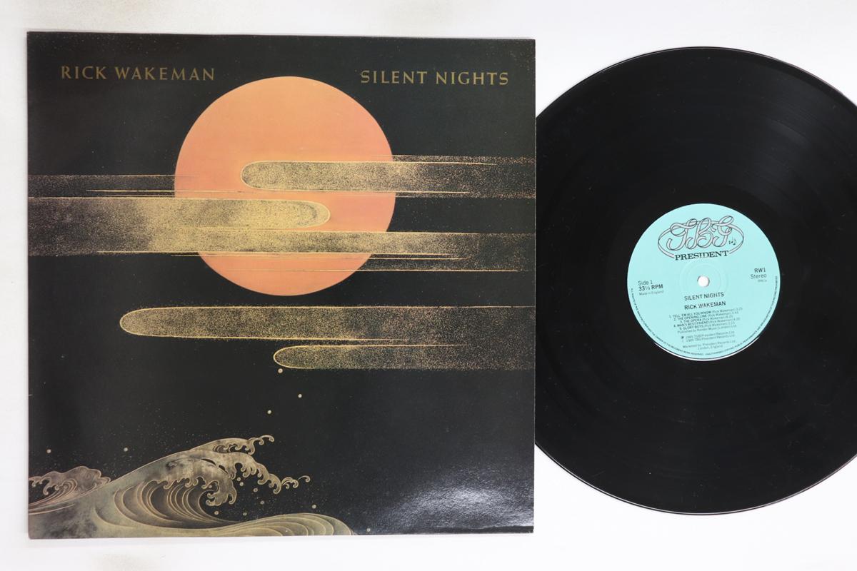 

LP Record RICK WAKEMAN - Silent Nights RW1 TBG 1985 UK Rock Used