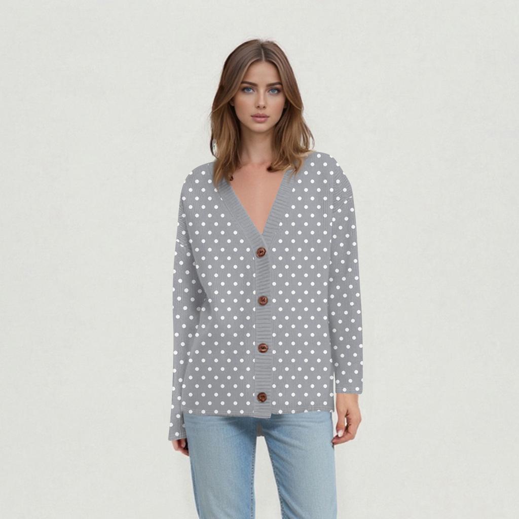 Women's Casual Everyday Tops Knitted Cardigan Jacket