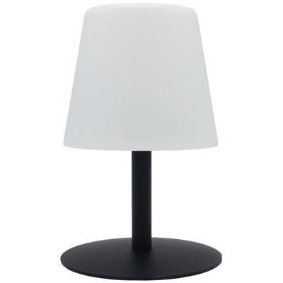 Cordless Table Lamp - LUMISKY - STANDY MINI Dark - H25 Cm - Black Steel Base - Warm White and White LED