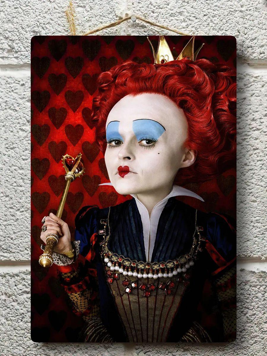 

Постер Дисней «Красная королева», Настенное искусство «Алиса в Стране чудес» 30