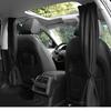 2pcs Car Front and Rear Seat Compartment Curtains, Adjustable Interior Privacy Sunshades