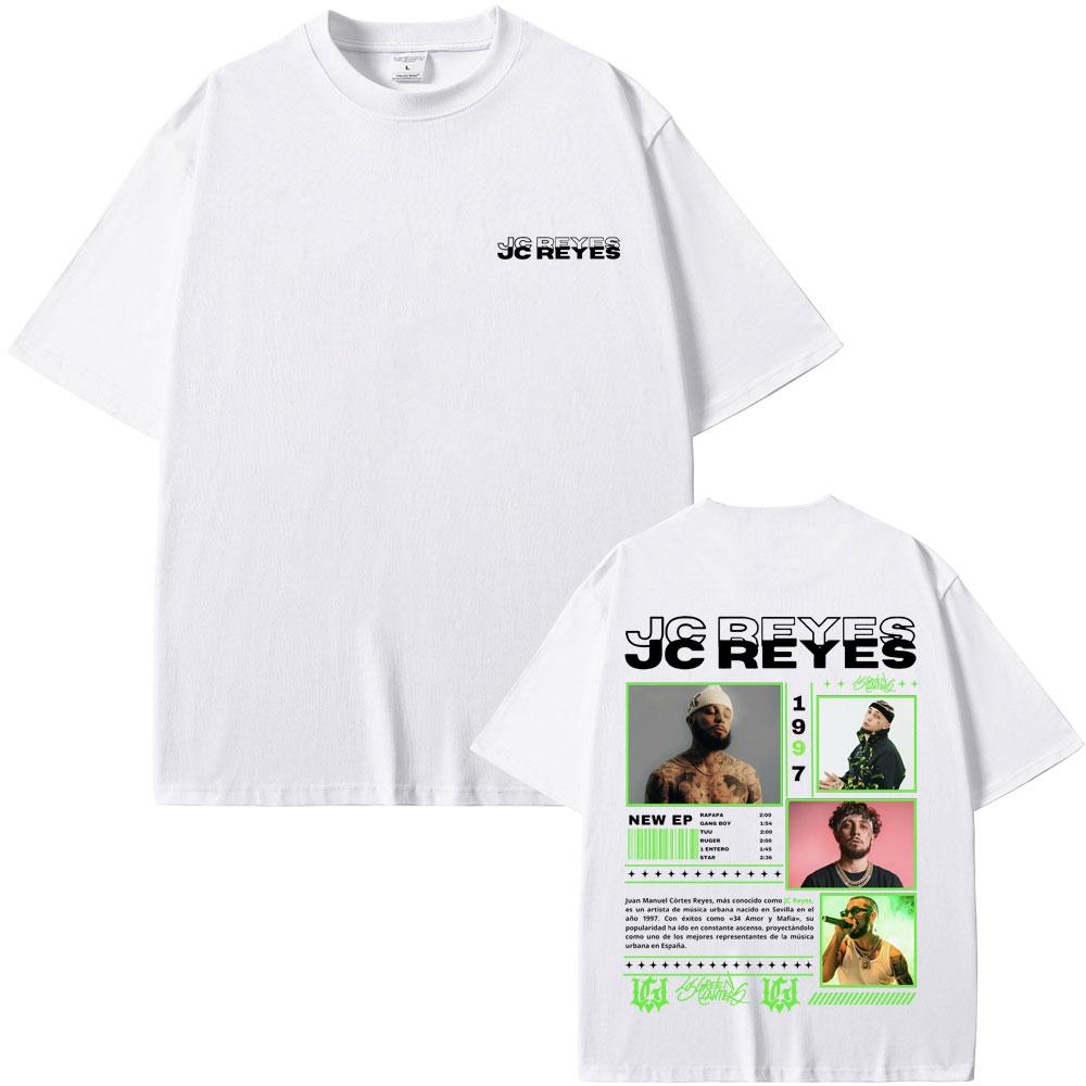 Hot Sale Rapper Jc Reyes Tour 2025 Graphic Print T-shirt Men's Hip Hop Fashion Short Sleeve T-shirts Men Retro Oversized T Shirt