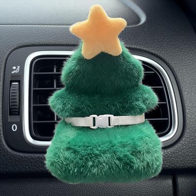 Car Vent Clips Cute Christmas Cute Automotive Decor Christmas Tree Doll Sofa Car Air Vent Clips For Vehicle Truck SUV Driver