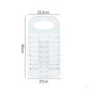Collapsible Dirty Clothes Storage Basket, Wall Mounted with Sturdy Installation Hooks