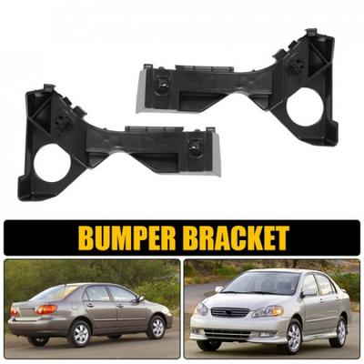 2Pcs NEW Bumper Bracket Set For 2003-2008 Toyota Corolla  Built Front Steel H