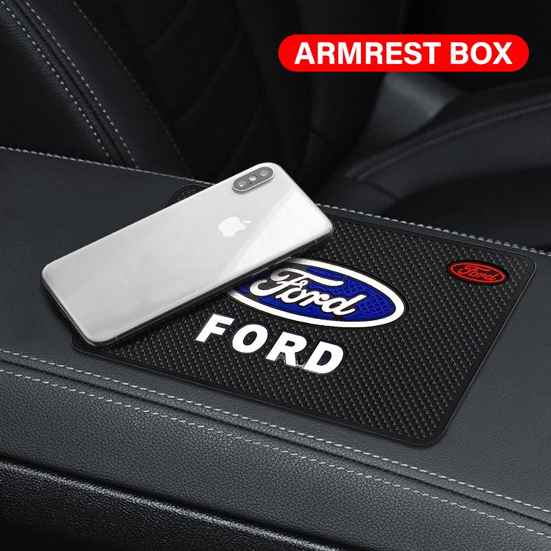 1Pcs Car Anti-Slip Pads Dashboard Phone Holder Sticky Mats Accessories For Ford Focus Mondeo MK1 MK2 MK4 MK3 Fiesta ST Line Kugo Transit Escape Fusion