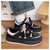 2025 Women's Thick-Soled White Canvas Sneakers - Autumn Hot Style, Versatile for Students