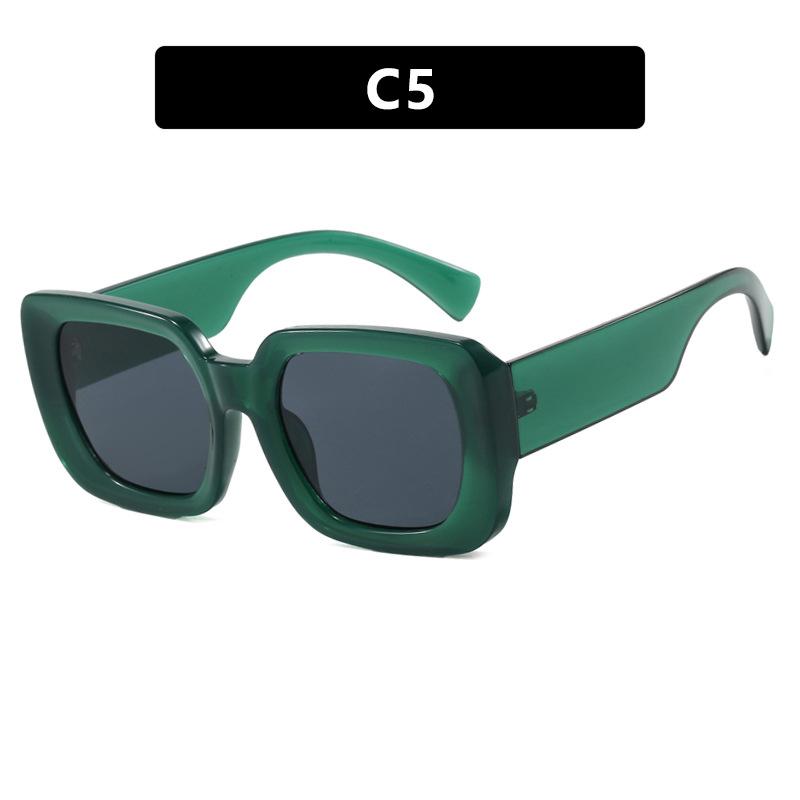 Luxury Designer Square Sunglasses Women Men Fashion Classic Vintage Sun Glasses Punk Outdoor Driving Eyewear