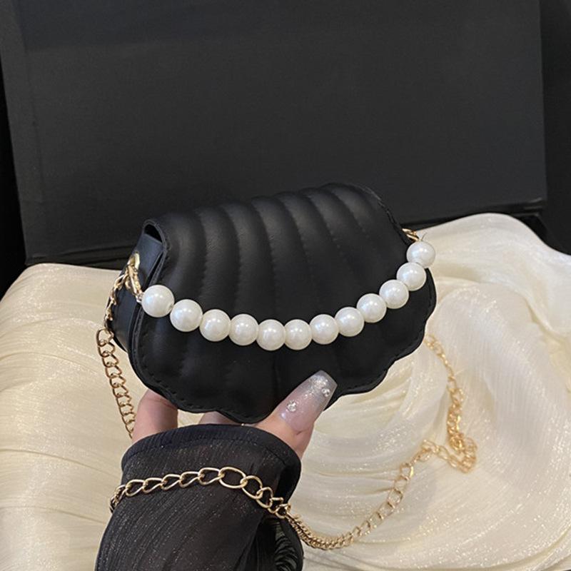 Niche Shell Bag 2025 Summer New Bag Women's Fashion Simple Shoulder Bag Casual Messenger Bag