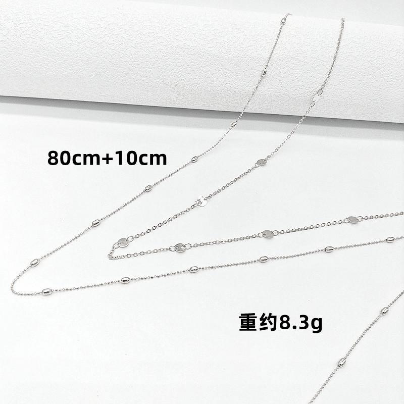 

Vintage sexy fashion accessories sequined body chain, double geometric disc metal chain waist chain срібний