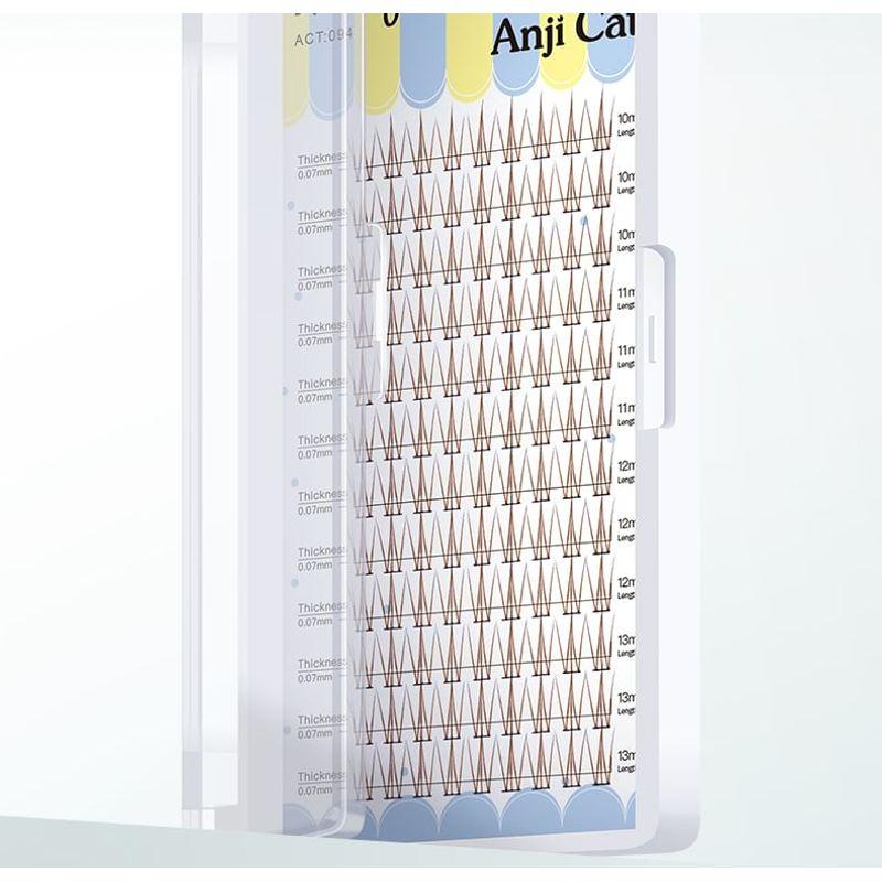 Bonnie Wisp - Spiky Brown Multipack False Eyelashes Cluster