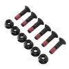 6 Sets Sprocket Bolt and Nut Kit M8 X 32mm Iron Motorcycle Sprocket Bolts Nuts Kit for YZ YZF