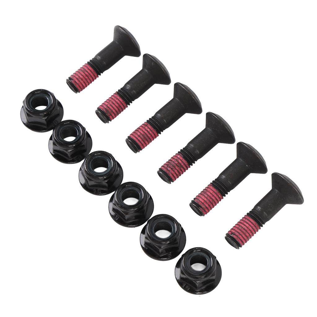 6 Sets Sprocket Bolt and Nut Kit M8 X 32mm Iron Motorcycle Sprocket Bolts Nuts Kit for YZ YZF