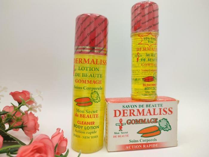 Lotion Gommante - DERMALISS - 125 ml - Éclaircissante - Anti Tâche - Teint Uniforme