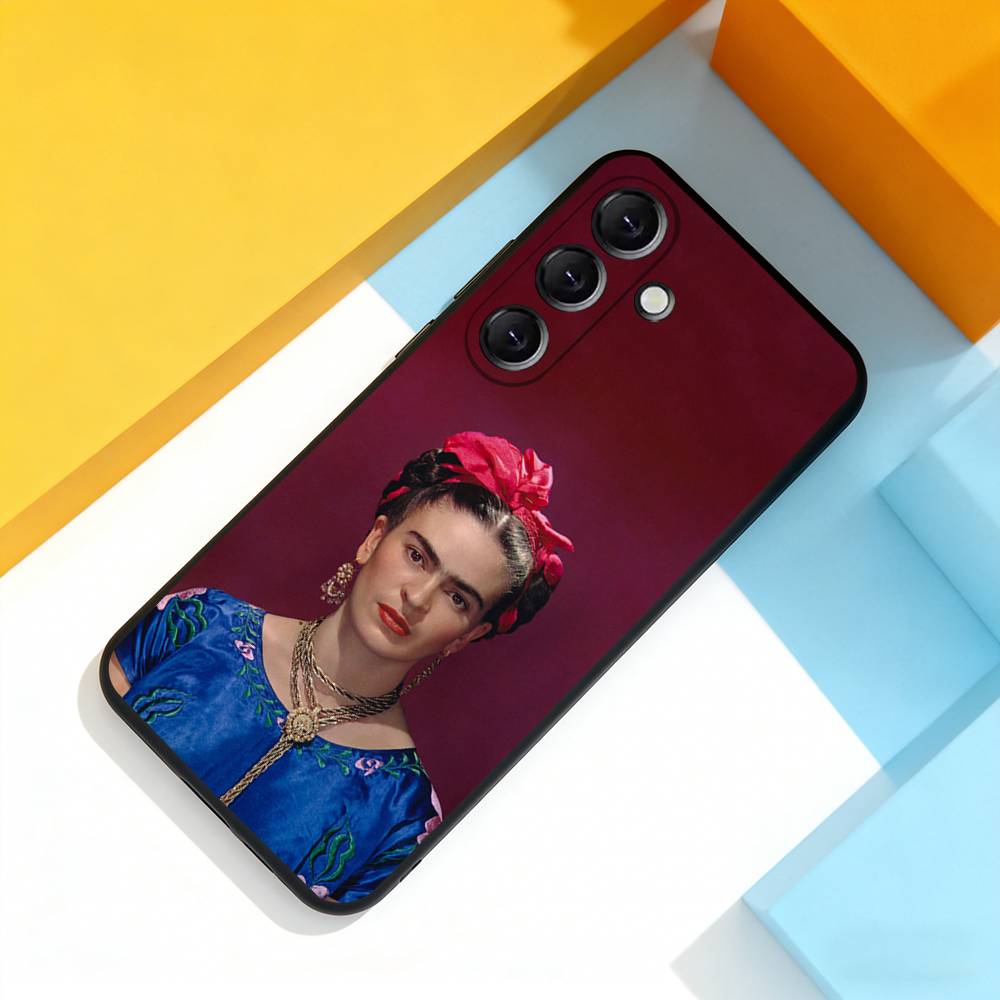 F-Fridas Art K-Kahlo Cool For Samsung Galaxy A 22,71,53,52,51,72,73,5G,Note,J7,8,9 Phone Case Soft Black Cover