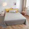 Minimalist Pure Cotton Double Bed Sheet with Pillowcase 200x230cm – Solid Color Design