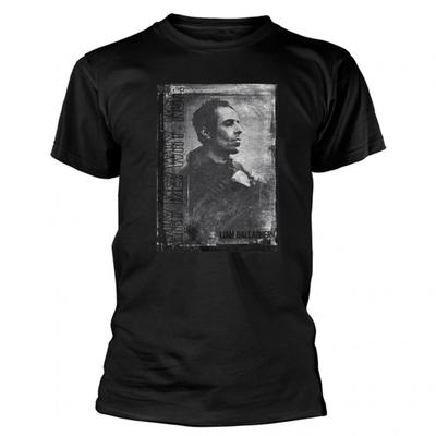 Liam Gallagher Unisex Suaugusiųjų Monochrominiai Medvilniniai Marškinėliai