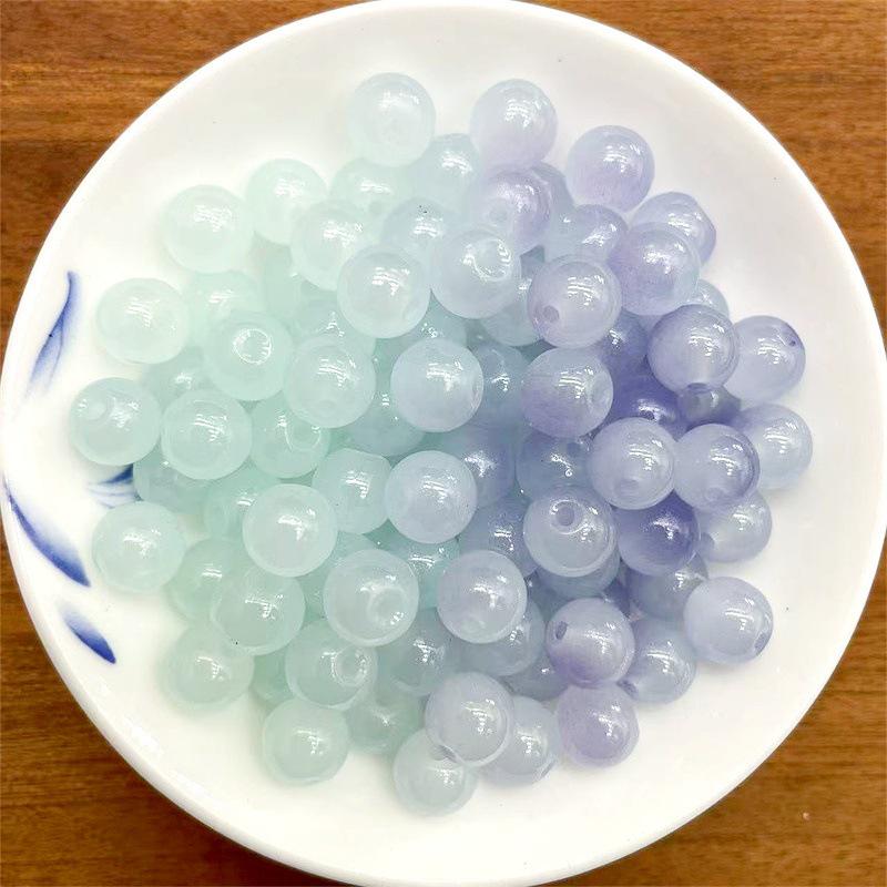 UV-farbveränderliche Lampwork-Perlen für DIY-Armbänder und Schmuckzubehör