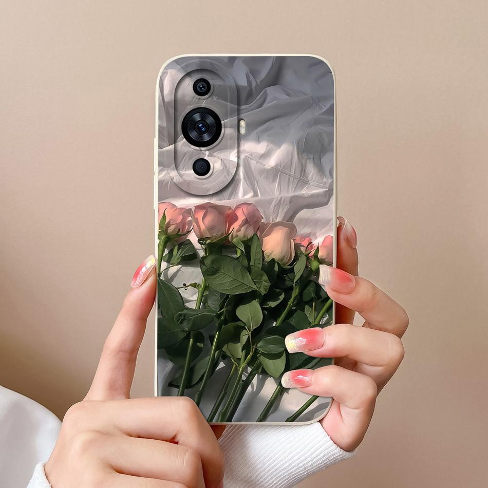 For Huawei Nova 11 Pro Phone Case Cute Design Full Protection Funda For Huawei Nova11 11Pro Soft Liquid Silicone Back Covers