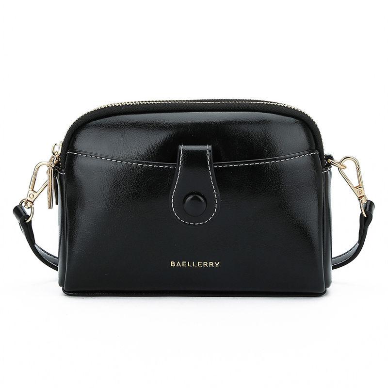 

Baellerry Women Fashion Shoulder Bags PU Leather Crossbody Messenger Bag Casual Money Pack for Ladies Purse 19.5*14*7cm